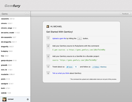 Gemfury Private Gem Server